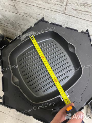 Сковорода чугунная гриль
