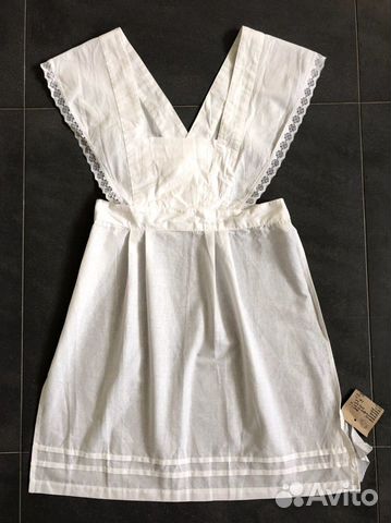 Белый школьный фартук СССР