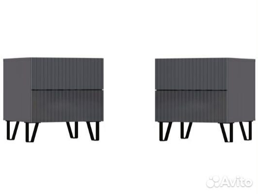 Тумбы прикроватные 2 шт. Оливия