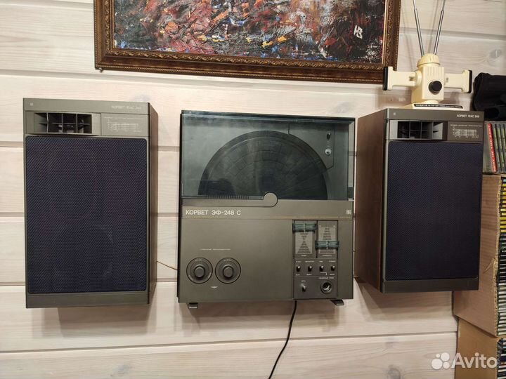 Тангенциальный проигрыватель пластинок Корвет 248