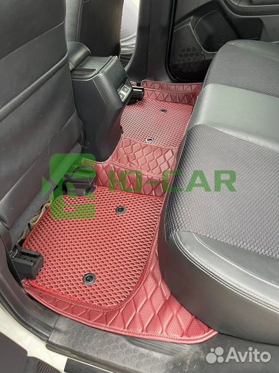 Новые 3d коврики экокожи Subaru Forester Sj 2013-1