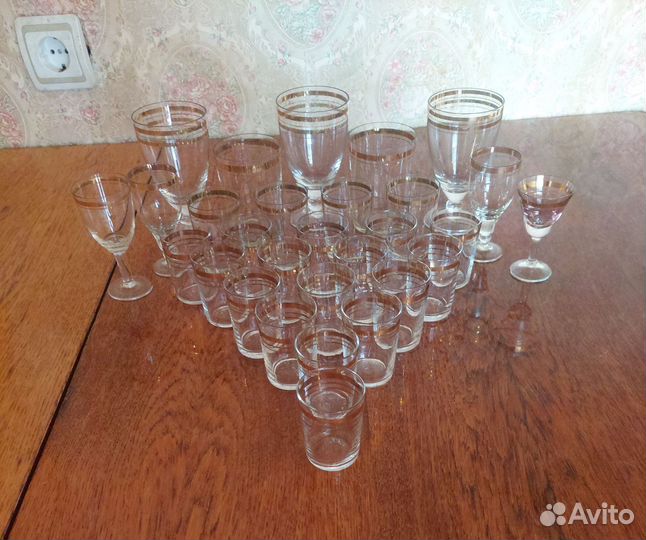 Стаканы, Бокалы, Фужеры СССР Цена за весь Лот