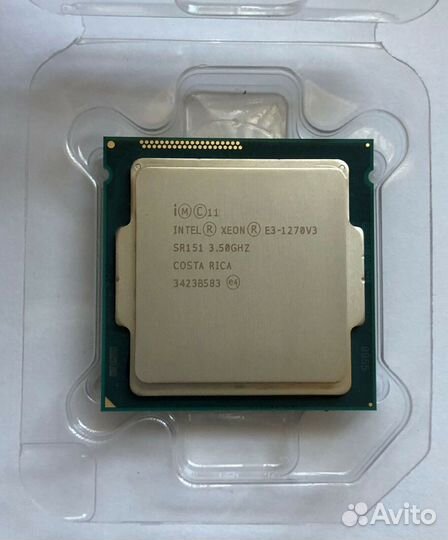 Intel Xeon E3 1270 v3 (i7 4790) s1150