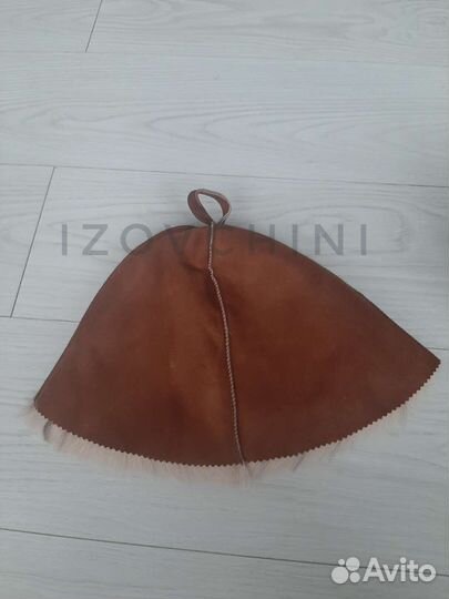 Шапка для бани из овчины