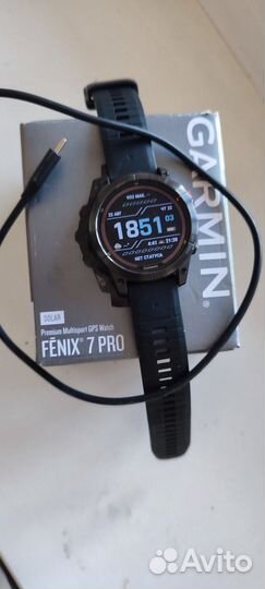 Смарт часы Garmin fenix 7 pro solar