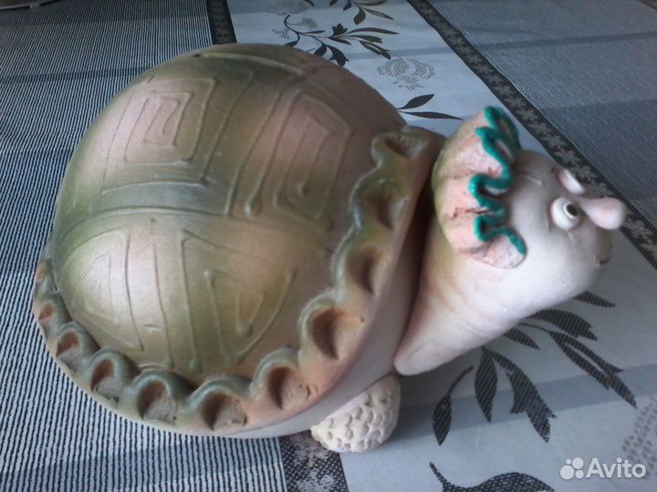 Большая копилка керамика Черепаха новая