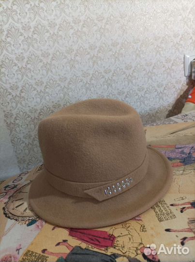 Шляпа фетровая осень-зима женская