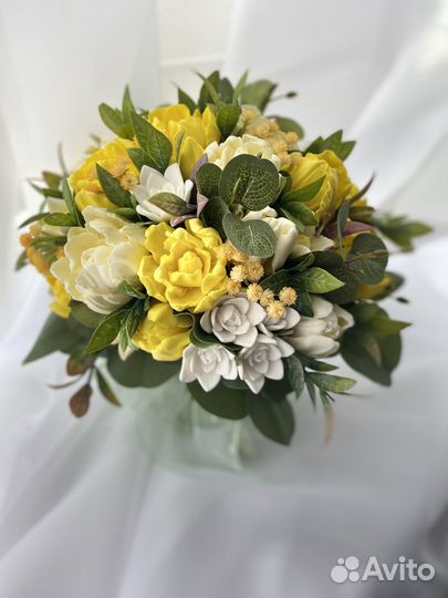 Букет цветов из мыла