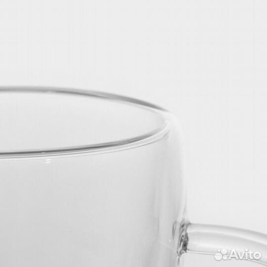 2 шт. Кружка стеклянная с двойными стенками Magist