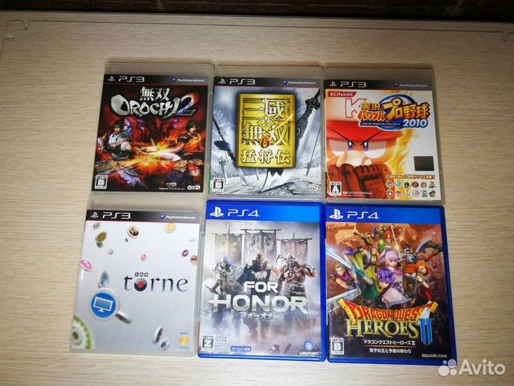 Диски для Play Station 3 и Play Station 4. Япония