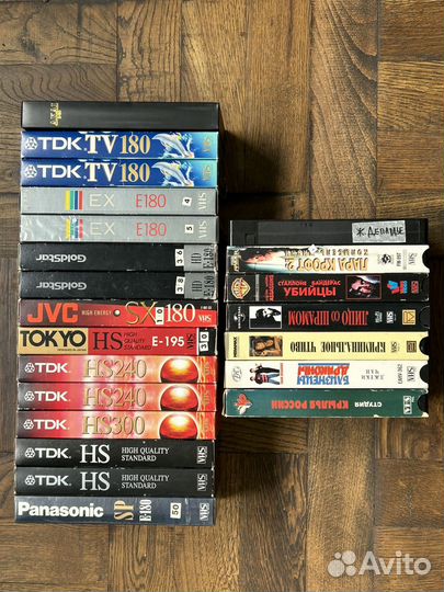 Видеокассеты 22шт. с фильмами