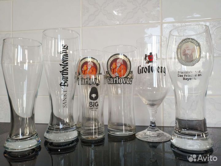 Пивные бокалы и кружки с логотипами