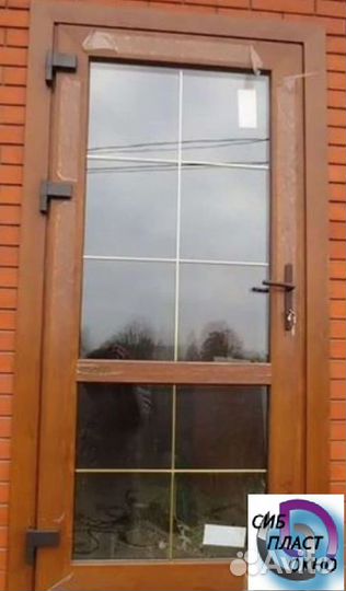 Дверь пвх ламинация золотой дуб