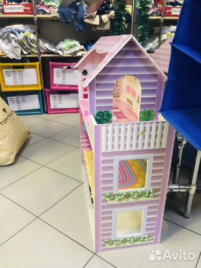 Домик кукольный большой