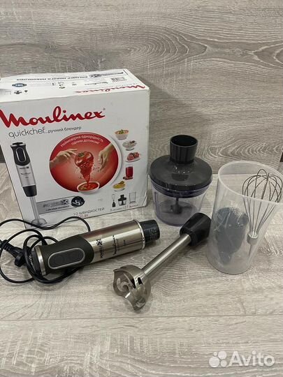 Блендер погружной moulinex 1000w