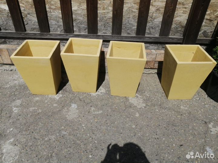 Бетонные кашпо на заказ и в наличии