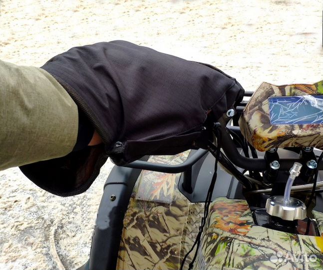 Муфты на руль снегохода/квадроцикла универсальные