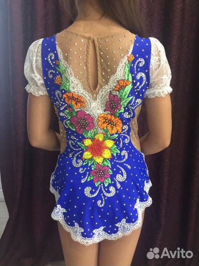 Новый купальник для художественной гимнастики-128