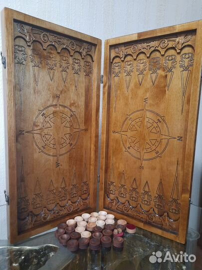 Нарды резные