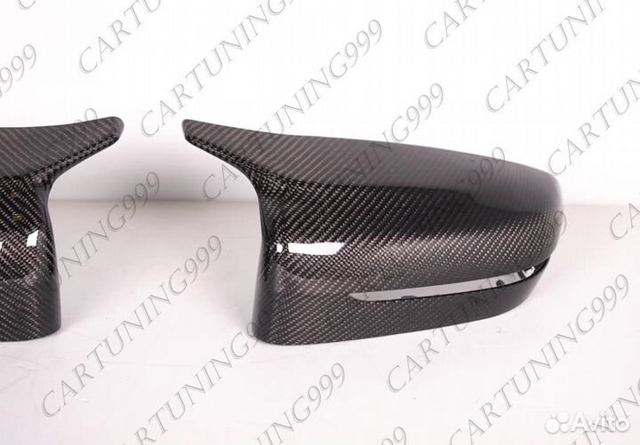 Крышки зеркал BMW 5 G30 в стиле M5 карбон