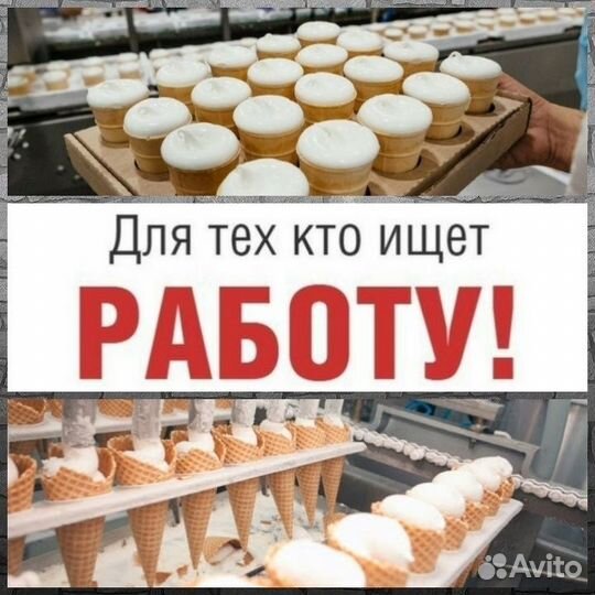 Упаковщик на производство мороженного