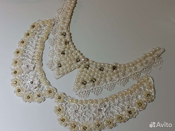 Воротнички ручной работы и пряжки для ремня