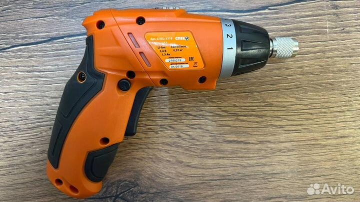 Аккумуляторная отвертка Спец бао-3.6К-ли Спец-3318