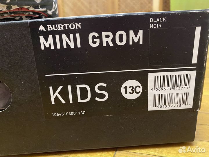 Ботинки для сноуборда burton Mini Grom размер 13С