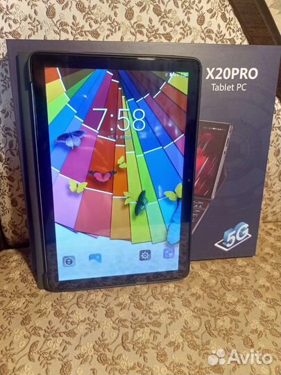 Планшет x 20 про (новый) с клавиатурой
