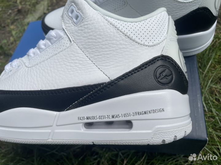 AIR jordan 3 retro SP x fragment design white