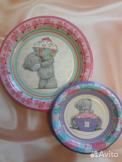 Тарелки одноразовые Тедди