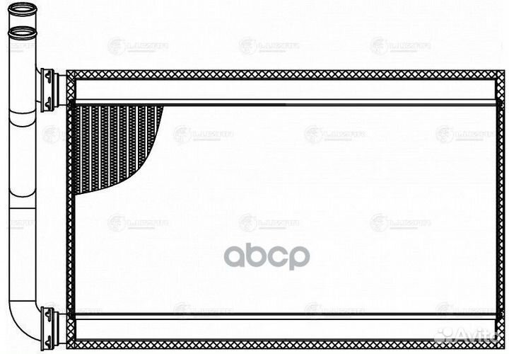 Радиатор отопителя LRH1151 luzar