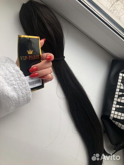 Хвост шиньон на крабе