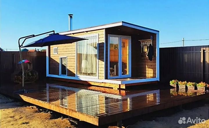 Баня модульная из бруса под ключ