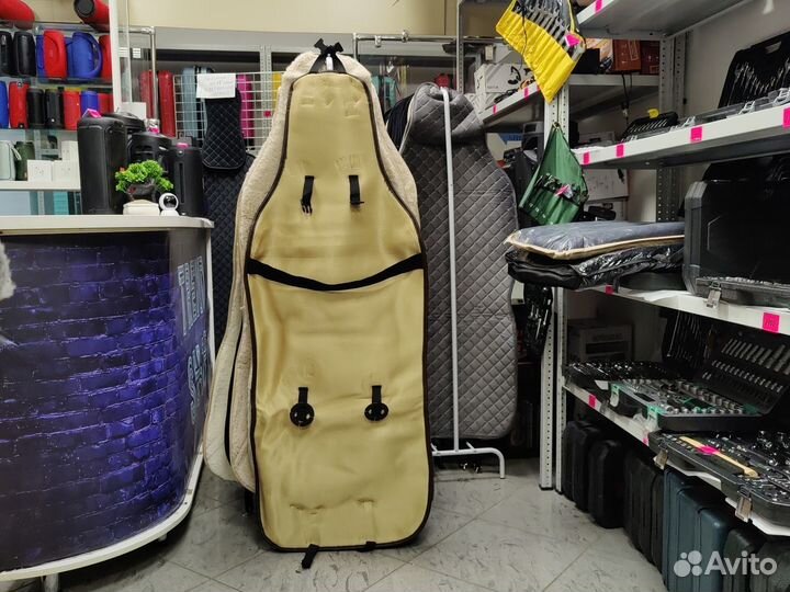 Меховые накидки из натуральной шерсти коричневый