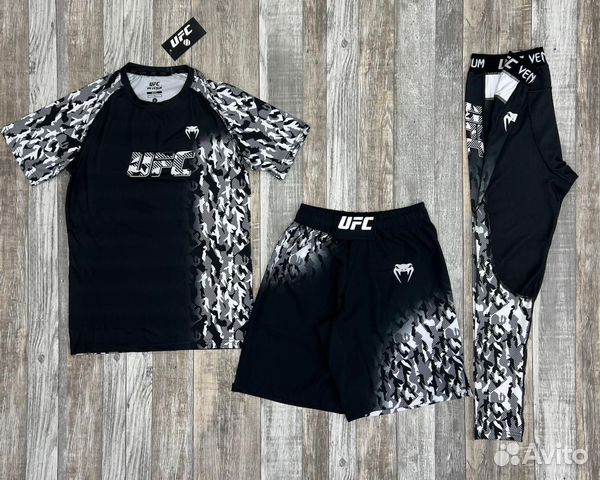 Рашгард UFC мужской комплект тройка