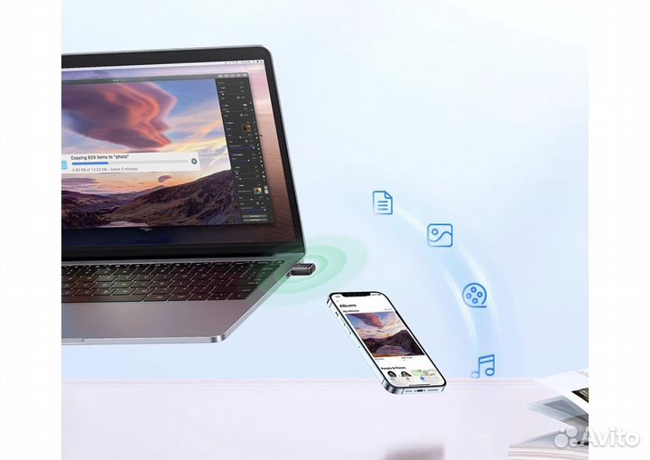 Блютуз 5.3 usb адаптер Ugreen для компьютера пк