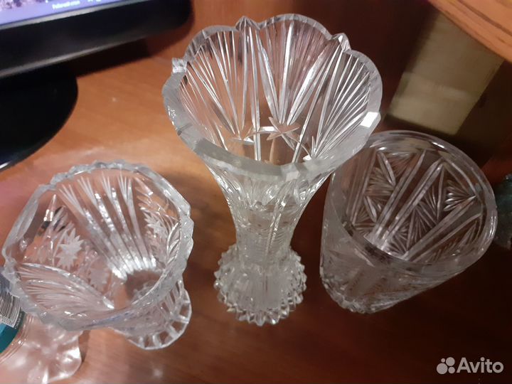 Вазы хрустальные СССР