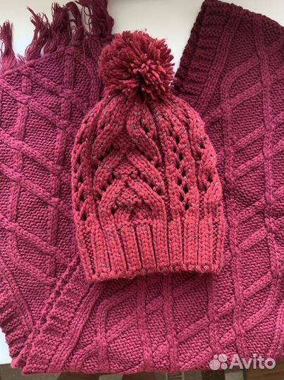 Новый комплект шапка и шарф Sela