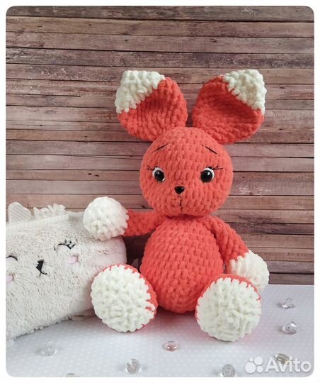 Зайка,заяц плюшевый,зая,Пуффи Файн игрушки