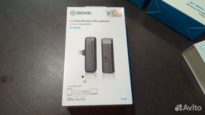 Boya BY-WM3D беспроводный микрофон Apple Lightning