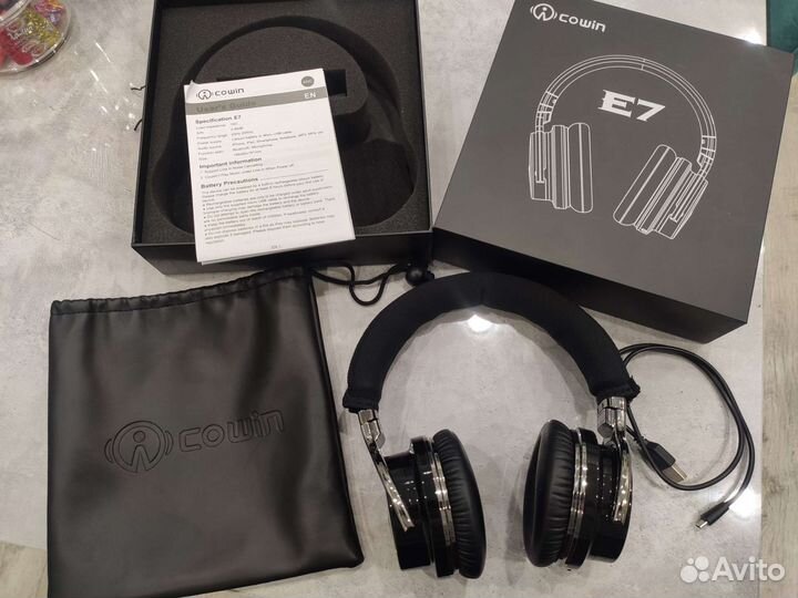 Наушники cowin E7 беспроводные bluetooth