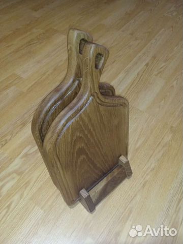 Набор досок с подставкой дубовый