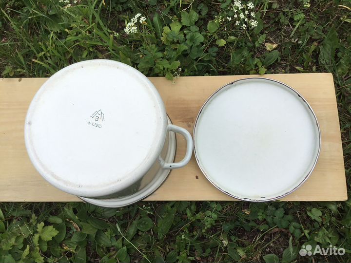 Набор эмалированных кастрюль Лысьва