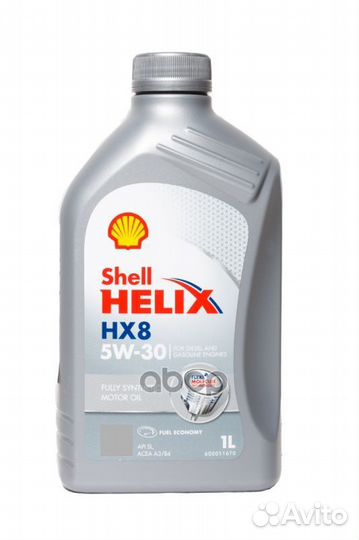 Масло моторное 5W30 Shell 1л синтетика Helix HX