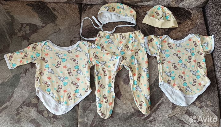 Ползунки и боди (56-62 рост)