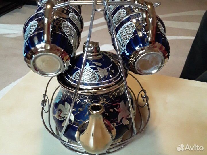 Сервиз кофейный кобальт