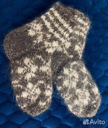 Носки детские пуховые ручная работа