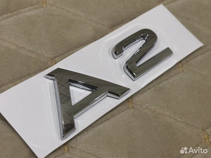 Шильдик Надпись Эмблема для Audi (Ауди) А2/A2 хром