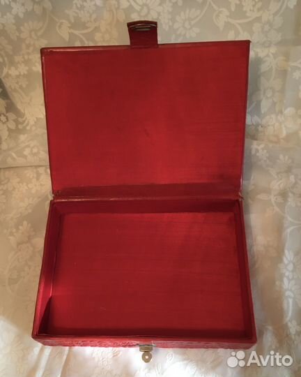 Шкатулка. Натуральная кожа